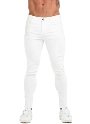 3755 Premium White Skinny Stretch Jeans