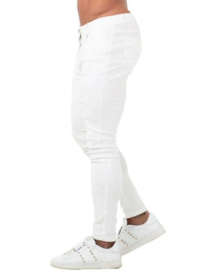 3755 Premium White Skinny Stretch Jeans