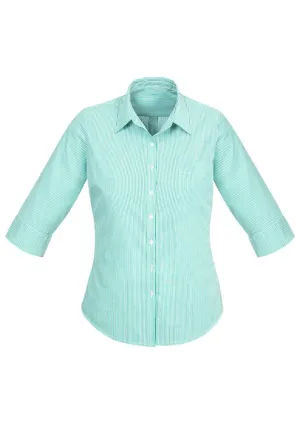 Advatex Ladies Lindsey 3/4 Sleeve Shirt - Dynasty Green - 20 - Biz Collection
