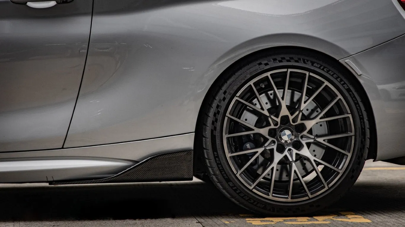 Aero Republic MP Style Side Skirt Winglets for BMW M2 M2C F87 Pre-preg Carbon Fiber