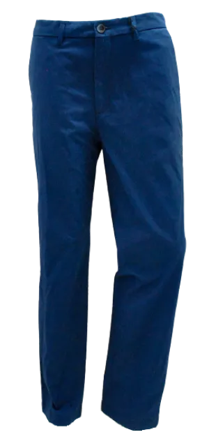 Alfani Timeless Navy AlfaTech Stretch Flat Front Chino 38X32