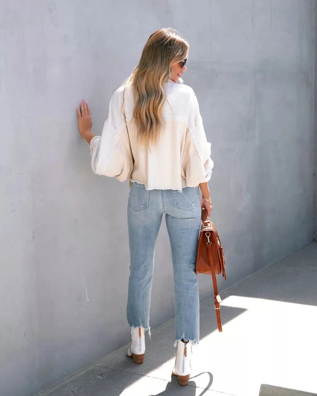Apricot Patch Oversized Jacket
