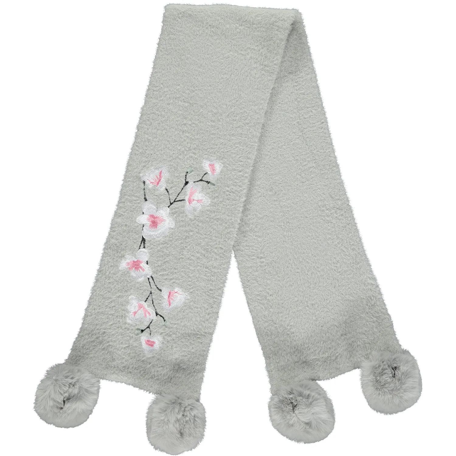 AW21 A Dee Girls Polly Magnolia Knitted Scarf