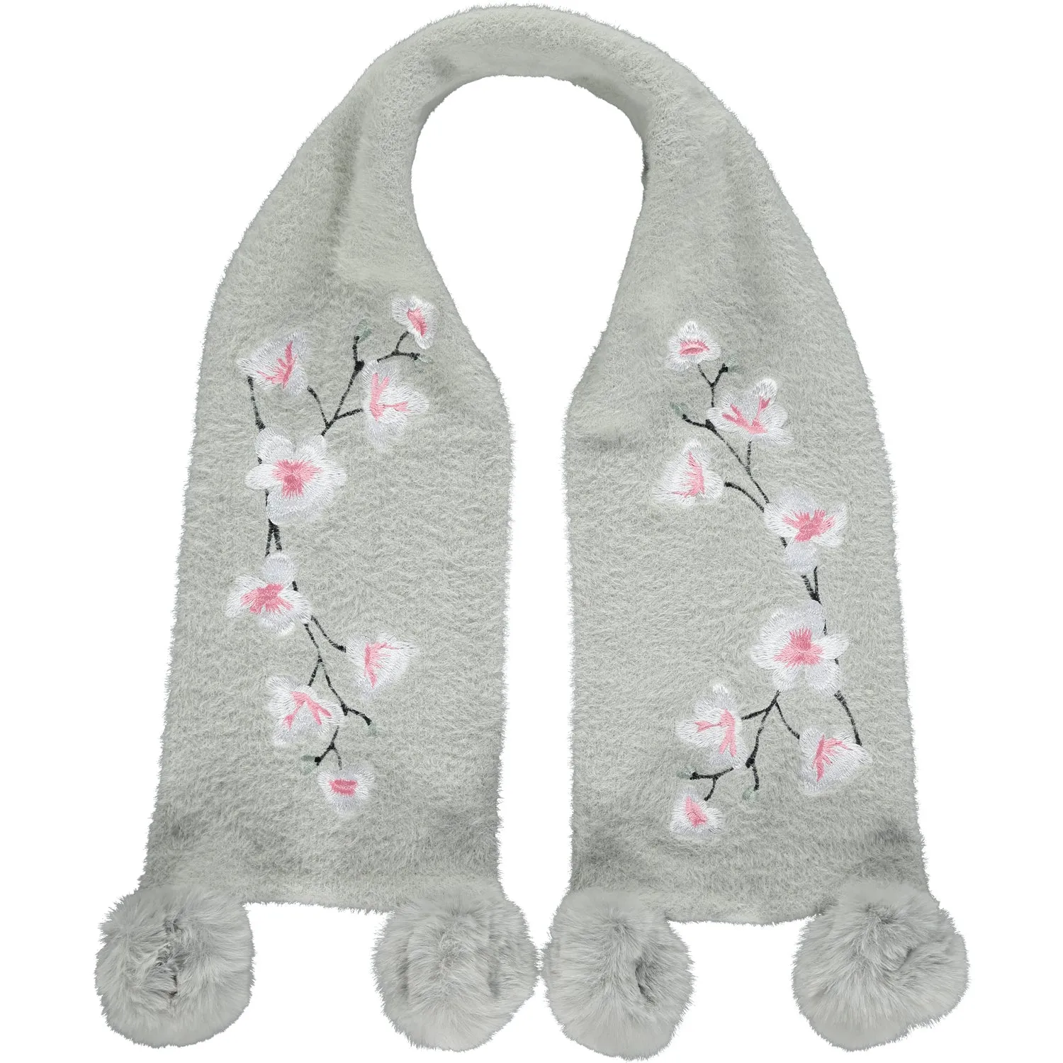 AW21 A Dee Girls Polly Magnolia Knitted Scarf