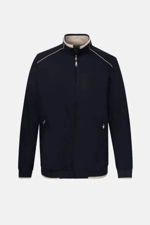 Beige & Navy double-face Jacket