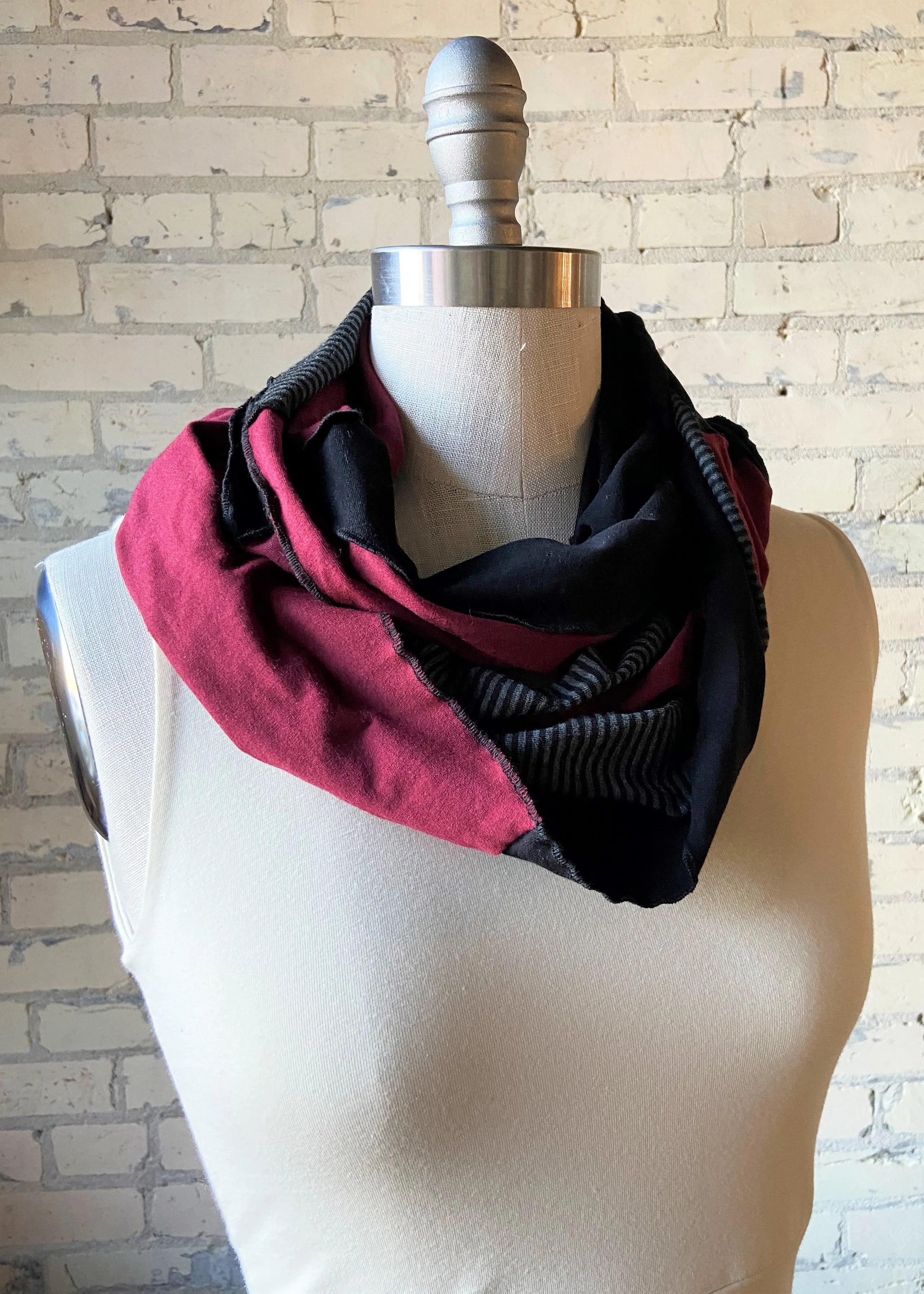 Black Raspberry Infinity Scarf