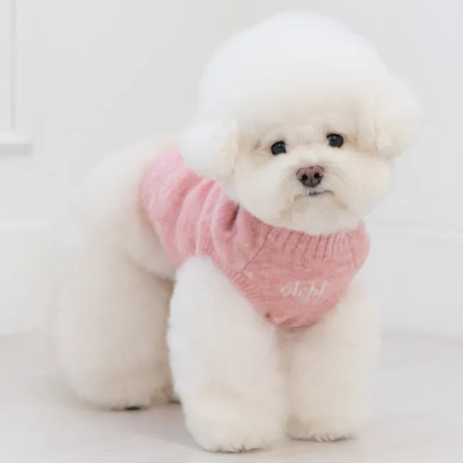 blooming ribbon sweater - pink - last one!