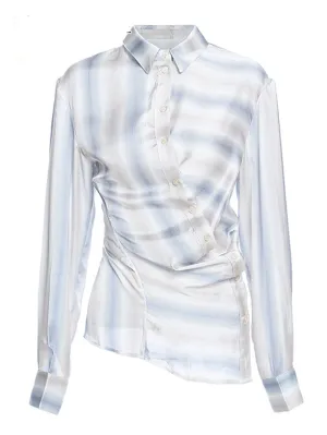 Burke Casual Colorblock Striped Shirt