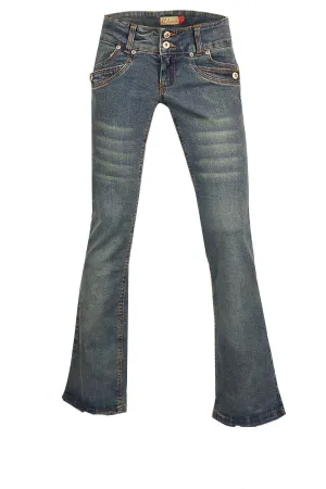 Clove Jeans Bootcut Jeans Women Stretchable Blue Denim Jeans Plus Size 12 to 24