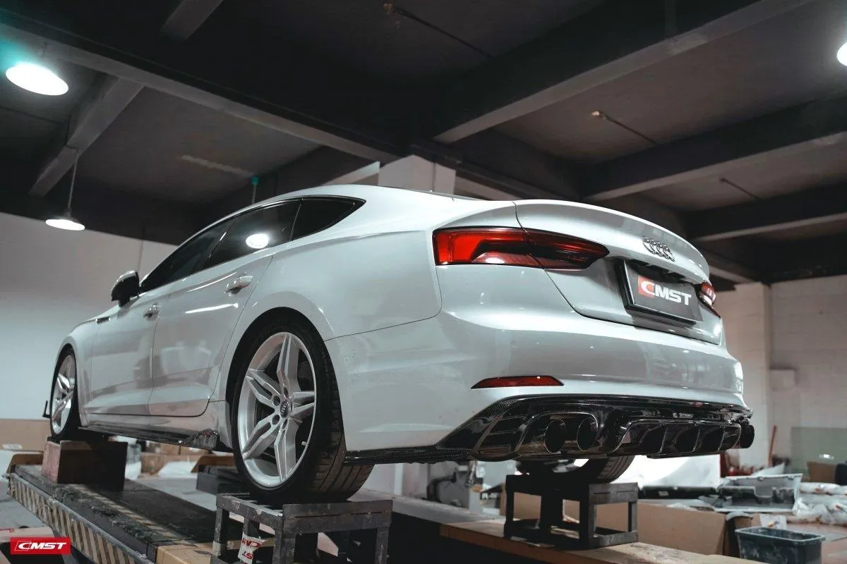 CMST Tuning Side Skirts for Audi A5 / S5 B9 2017-2020 Sedan Carbon Fiber
