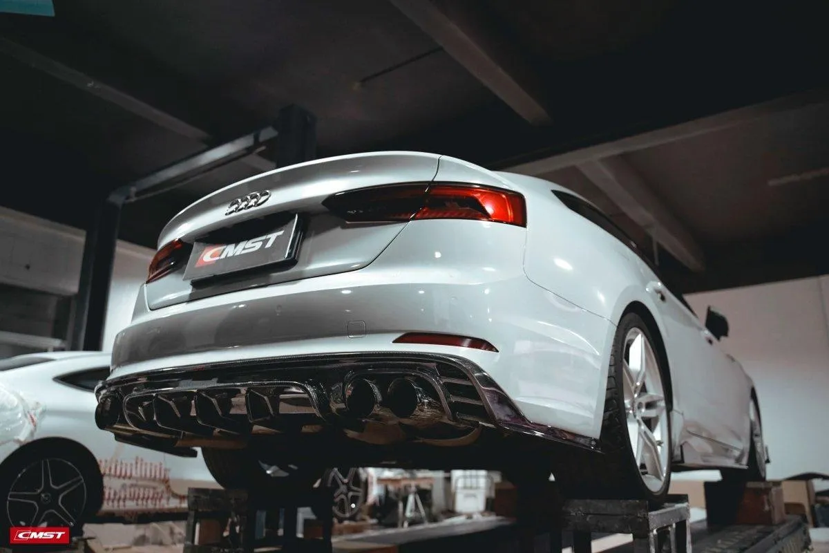 CMST Tuning Side Skirts for Audi A5 / S5 B9 2017-2020 Sedan Carbon Fiber