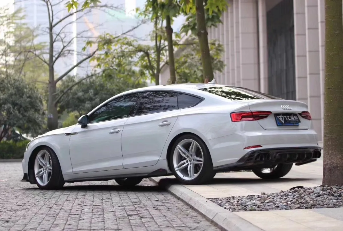 CMST Tuning Side Skirts for Audi A5 / S5 B9 2017-2020 Sedan Carbon Fiber