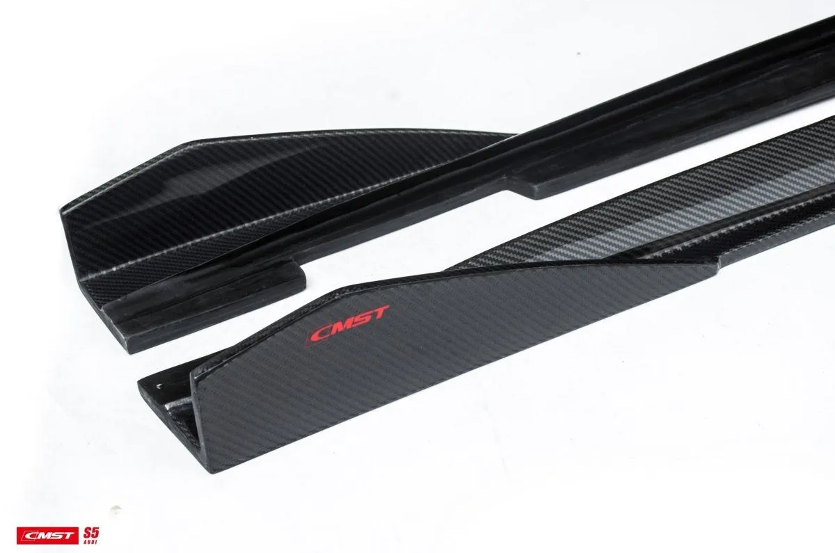 CMST Tuning Side Skirts for Audi A5 / S5 B9 2017-2020 Sedan Carbon Fiber