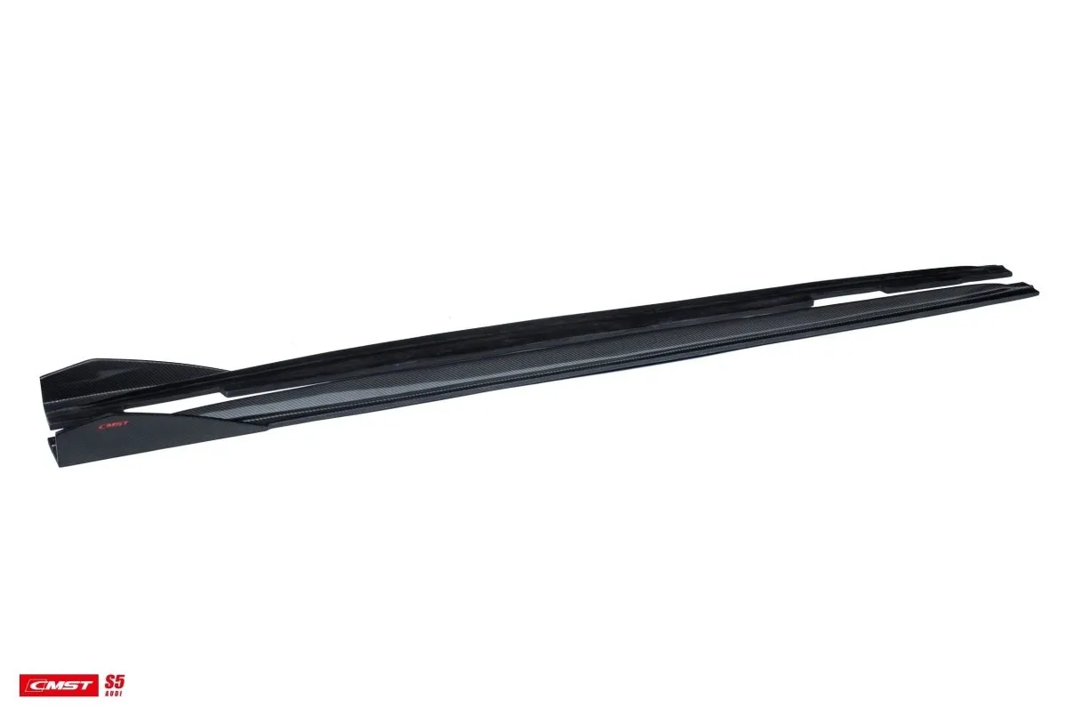 CMST Tuning Side Skirts for Audi A5 / S5 B9 2017-2020 Sedan Carbon Fiber