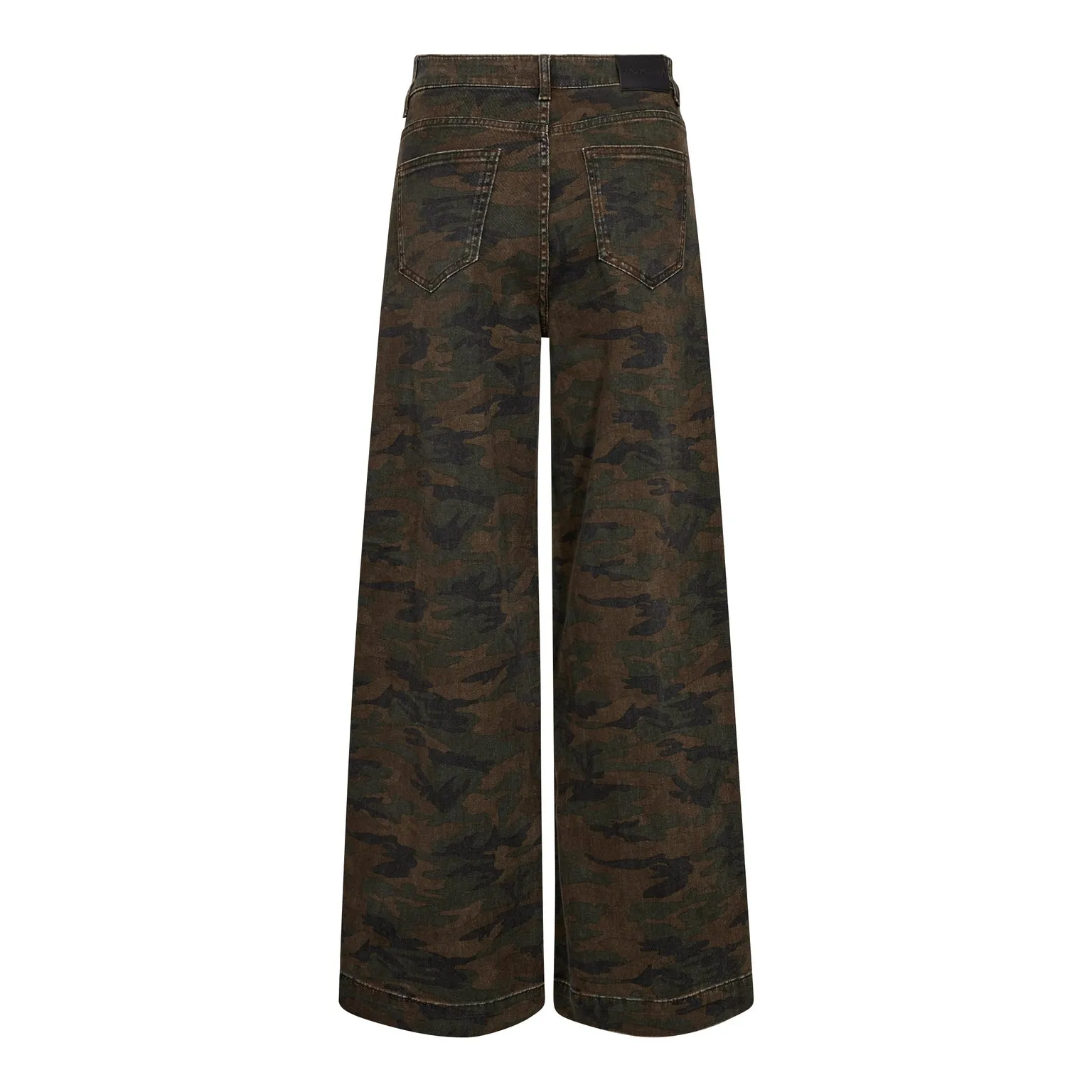 CoCouture -  Camou Denim Wide Jeans