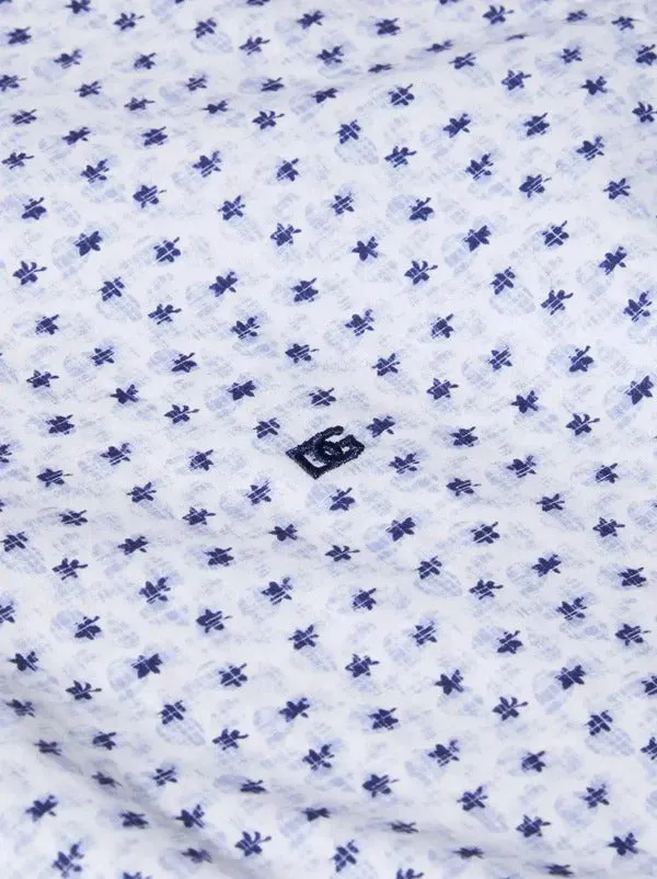 Ditsy Print Short Sleeve Shirt