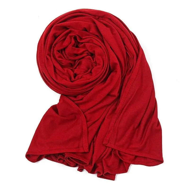 Double Stretch Cotton Jersey Hijab  Scarves for Women