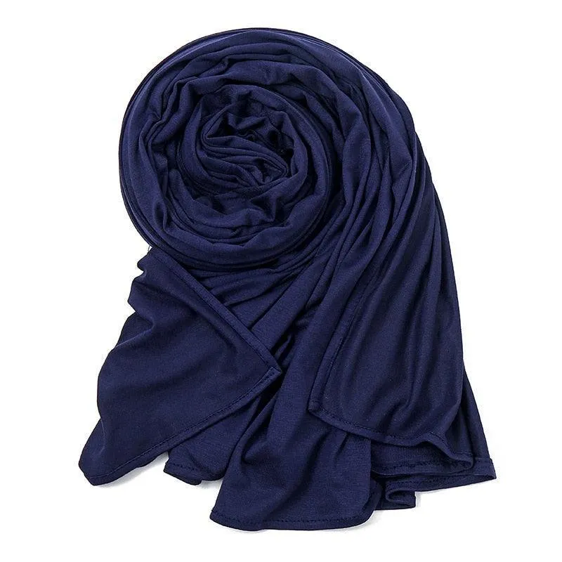 Double Stretch Cotton Jersey Hijab  Scarves for Women