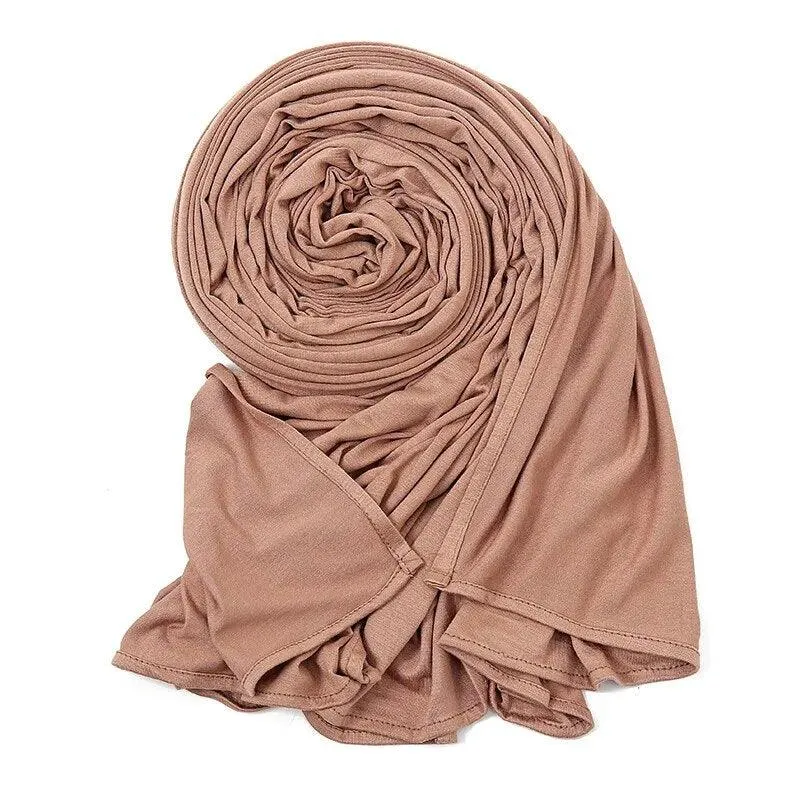 Double Stretch Cotton Jersey Hijab  Scarves for Women