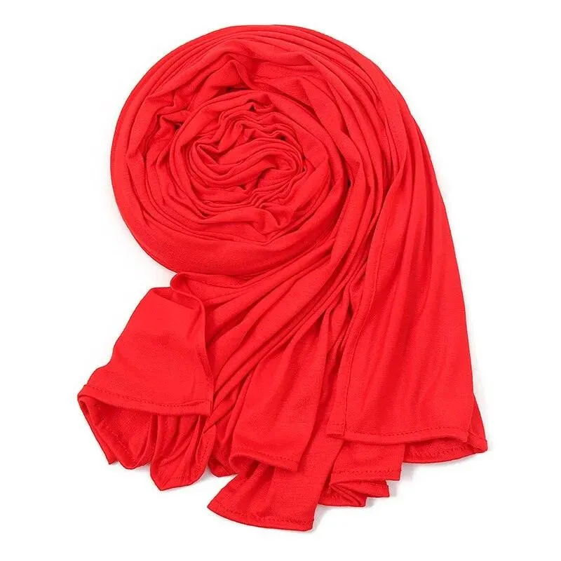 Double Stretch Cotton Jersey Hijab  Scarves for Women
