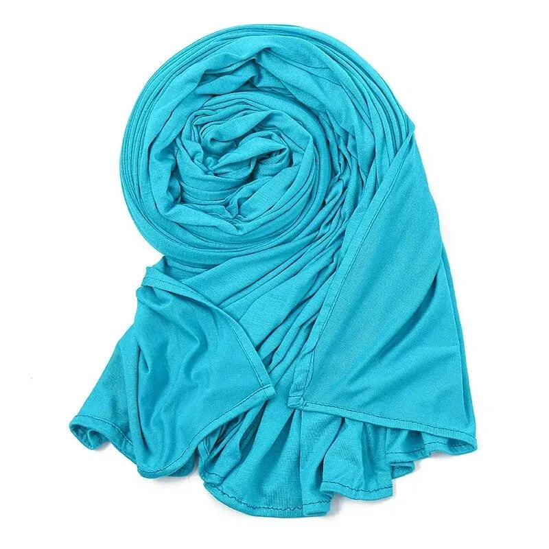 Double Stretch Cotton Jersey Hijab  Scarves for Women
