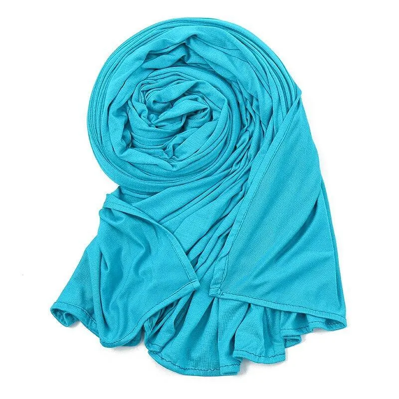 Double Stretch Cotton Jersey Hijab  Scarves for Women