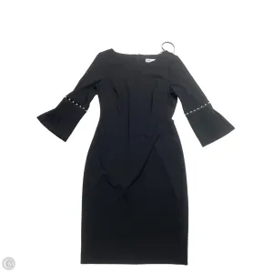 Dress Work By Calvin Klein In Black, Size: S