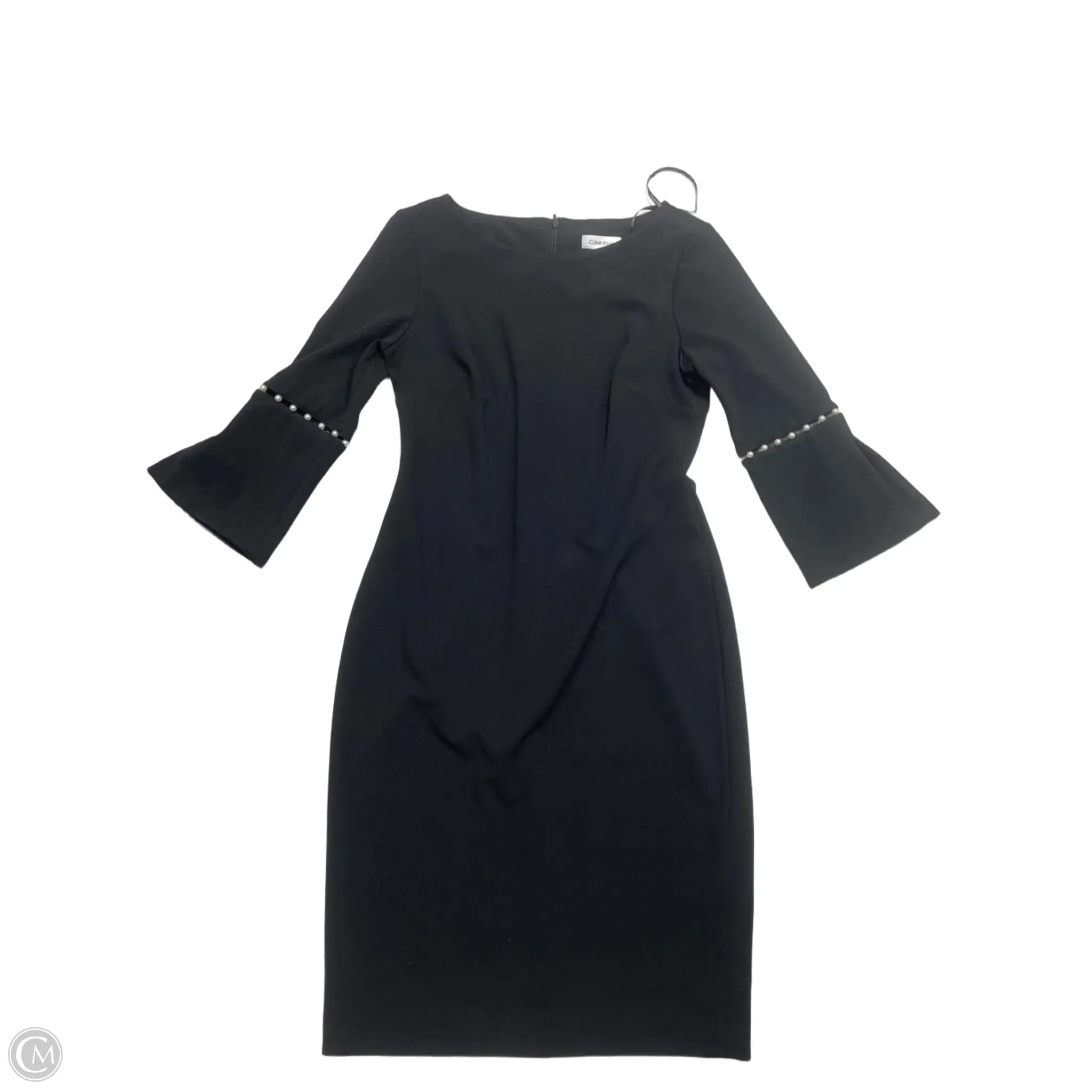 Dress Work By Calvin Klein In Black, Size: S