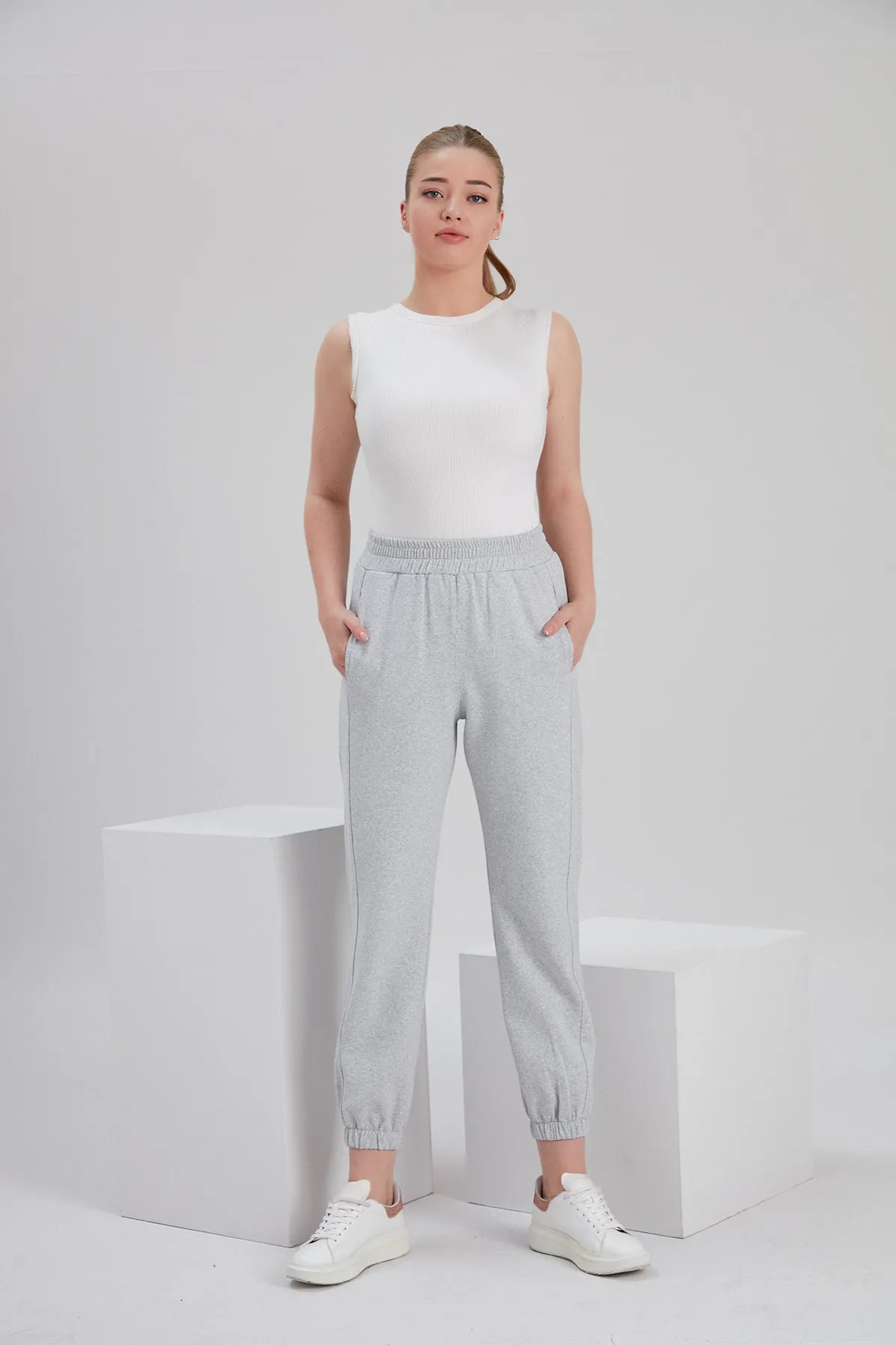 ECO LIGHT GREY SWEATPANTS