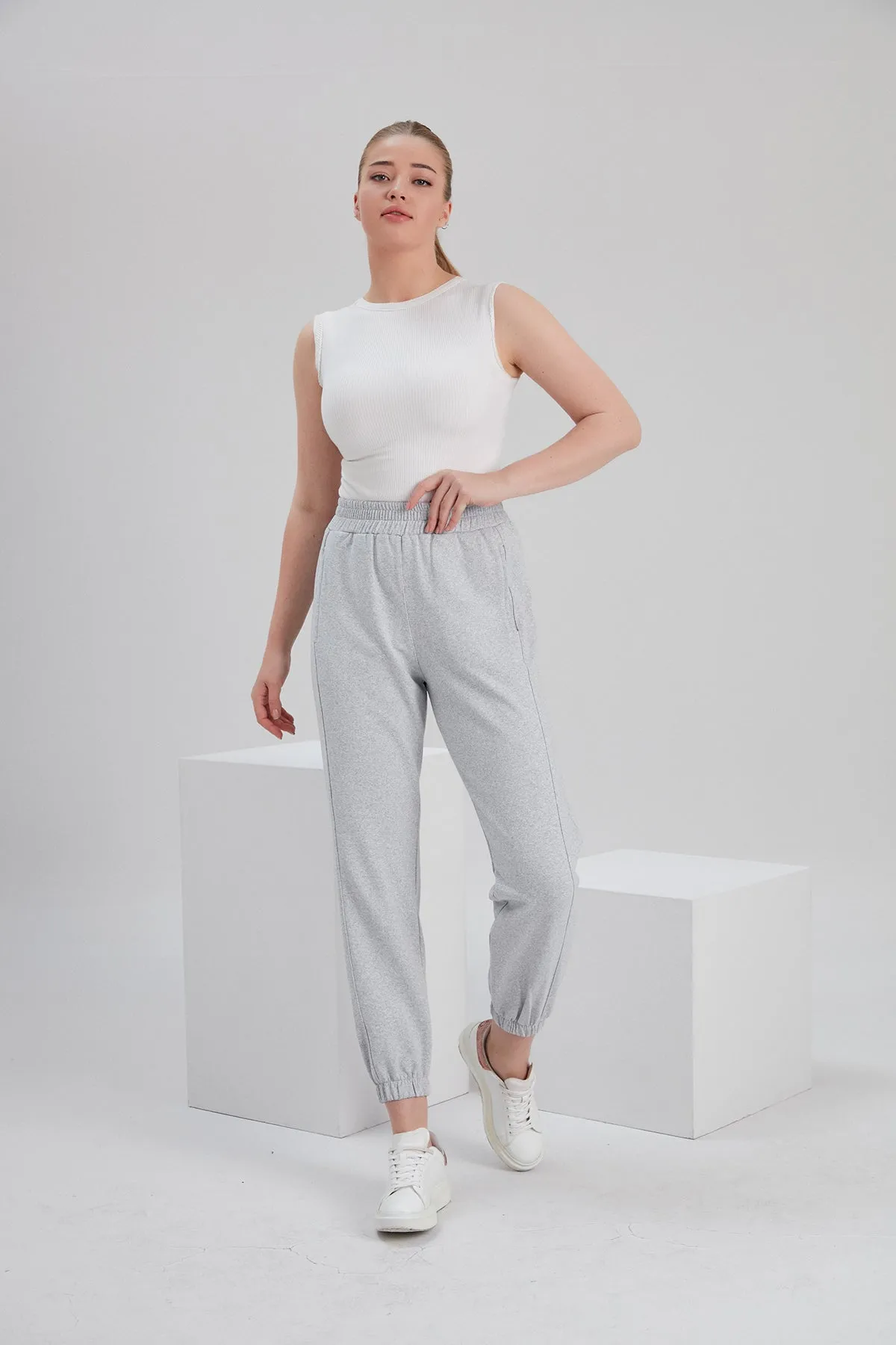 ECO LIGHT GREY SWEATPANTS