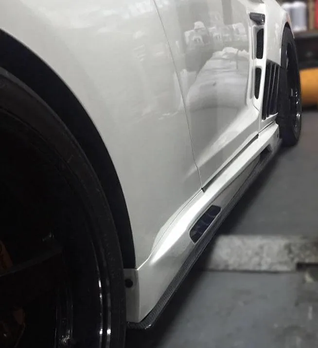 EPR USA 13 VER VRS Side Skirts & Side Skirt Under Board for Nissan GTR R35 CBA DBA EBA Carbon Fiber/FRP