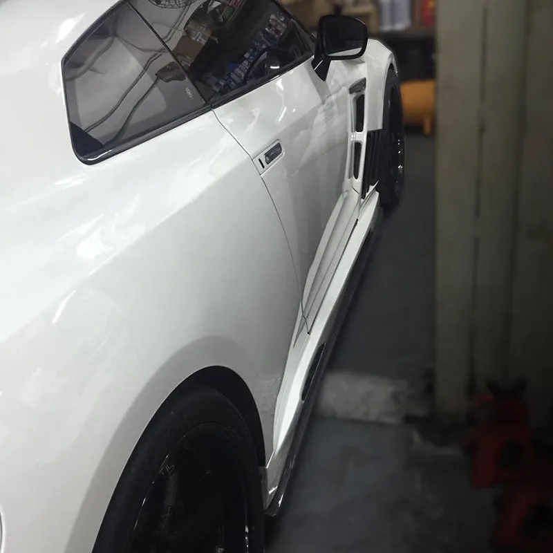 EPR USA 13 VER VRS Side Skirts & Side Skirt Under Board for Nissan GTR R35 CBA DBA EBA Carbon Fiber/FRP