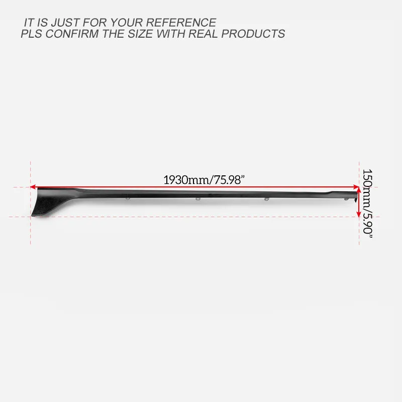 EPR USA M Style Side Garnish for Honda Civic Type-R FK8 2017-2021 ABS