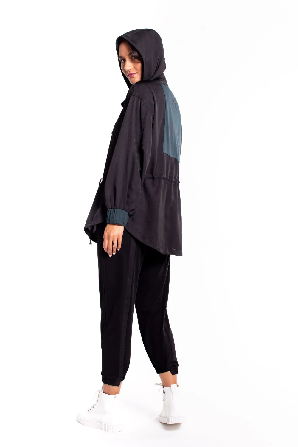 Et Alia Hudson Anorak - Black/Dark Teal