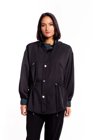 Et Alia Hudson Anorak - Black/Dark Teal