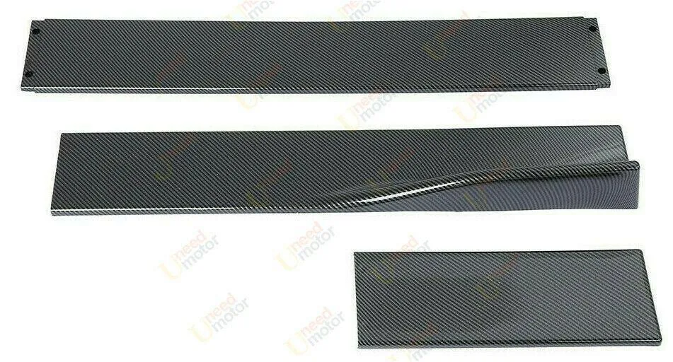 Fit DODGE Universal Rocker Panel Lips Side Body Skirt Extensions