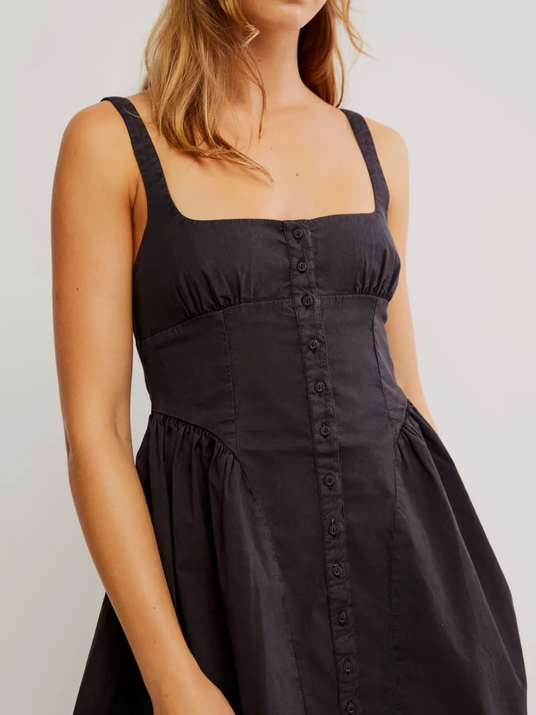 FREE PEOPLE - Astrid Oxford Mini Dress