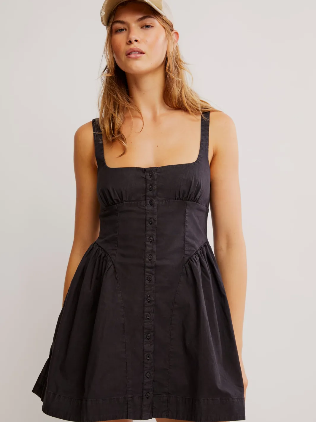 FREE PEOPLE - Astrid Oxford Mini Dress
