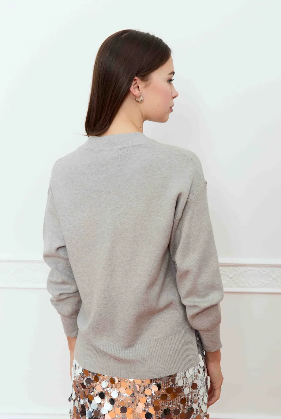 Heather Grey Knit