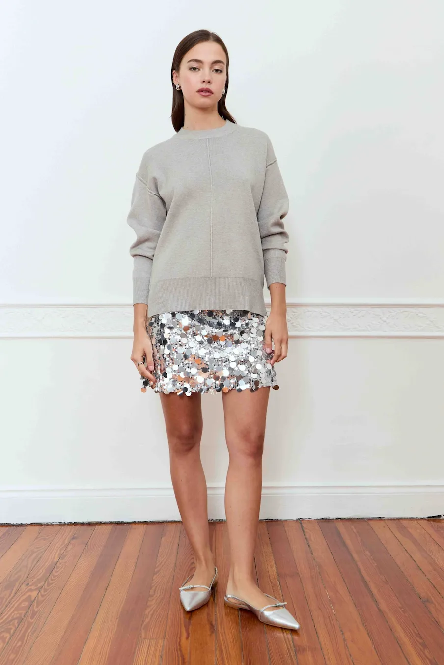 Heather Grey Knit