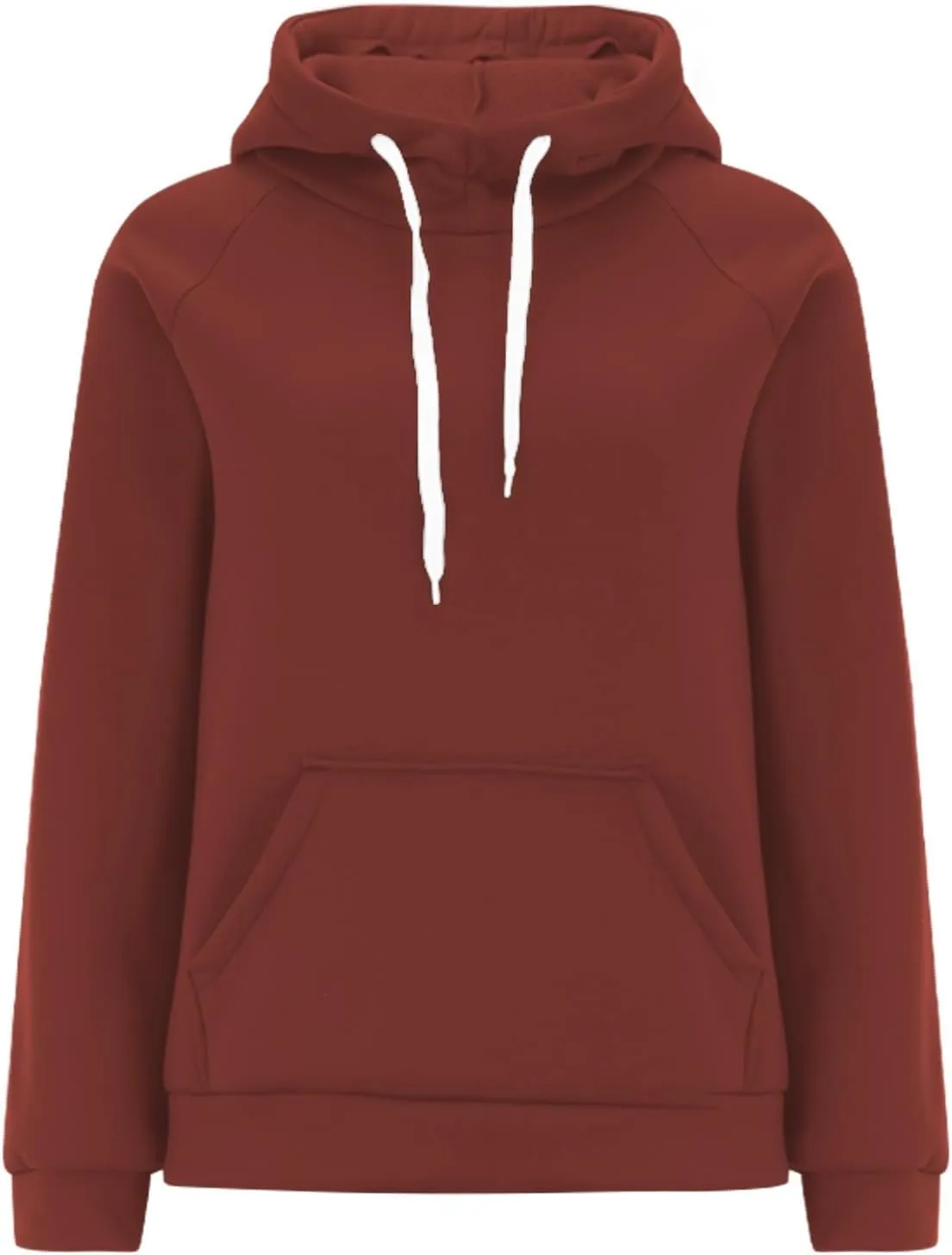 Hoodies for Women Solid Color Oversized Sweatshirts Pullover Winter Fall Comfy Long Sleeve 2024 Trendy Casual Clothes