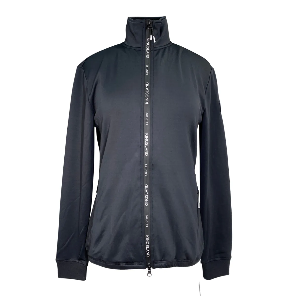 Kingsland 'Valdis' Unisex Fleece Jacket in Navy - Unisex Small