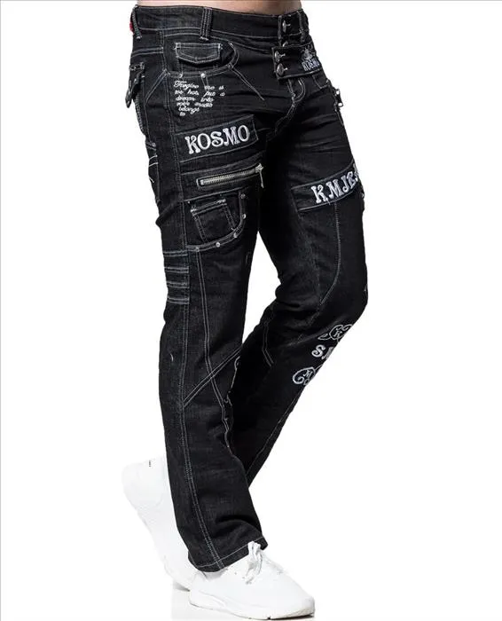 Kosmo Lupo ARMOR men's jeans denim straight cut