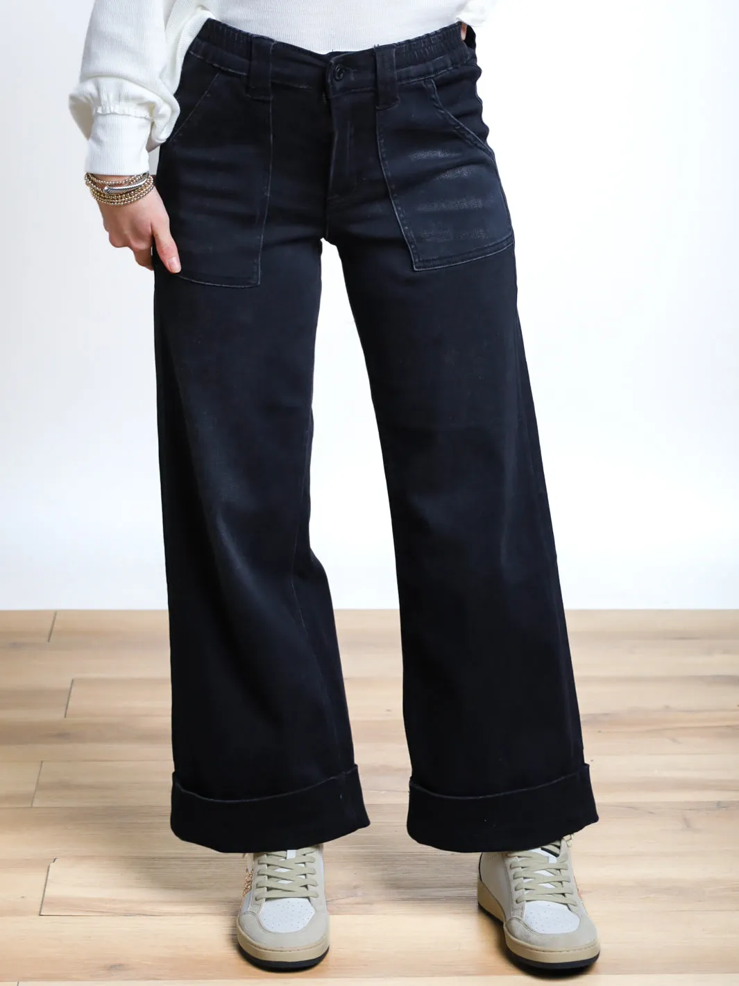 Kris High Rise Baggy Wide Leg Jeans