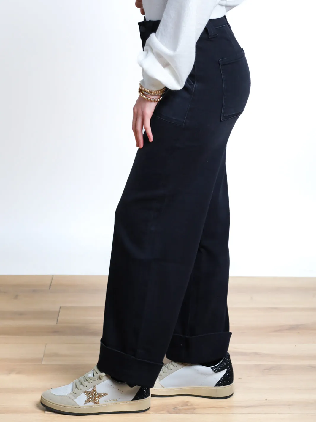 Kris High Rise Baggy Wide Leg Jeans