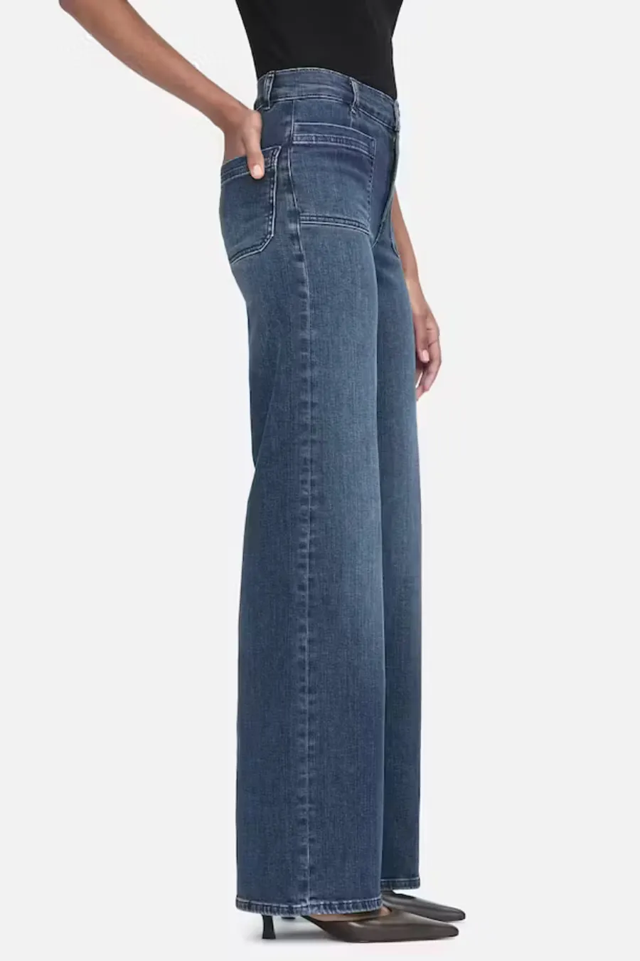 Le Slim Palazzo Bardot Pocket Thunderstorm