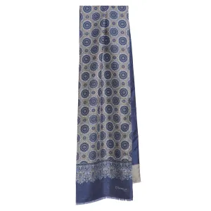LIGHT GREY DOUBLE SILK SCARF