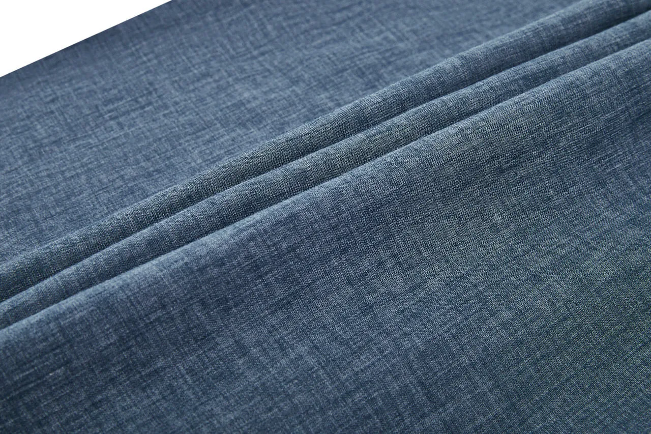 Linen Blend Colour Blocking Casual Shirt in Smart Fit