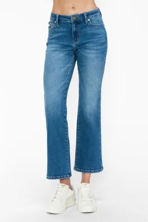 L.NY bytos Full Size Cat's Whiskers Mid Rise Ankle Jeans