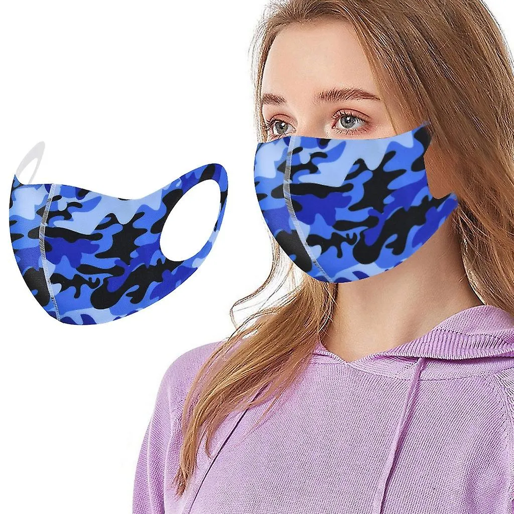 Masks Reusable Colorful Fabric Face Turban Stylish Fashionable Neutral Washable Mask No1185